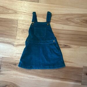 Hanna Anderson Teal Corduroy Kids Overalls